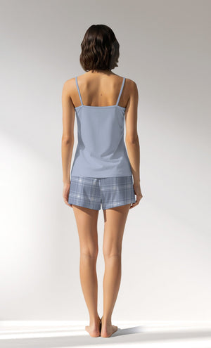 Woman Supreme SleepFirst Thin Strap Short Set - VienettaB - 14 - 4110