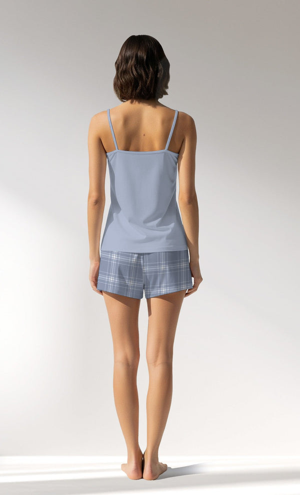 Woman Supreme SleepFirst Thin Strap Short Set - VienettaB - 14 - 4110