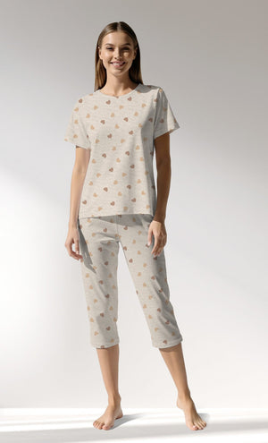 Woman Supreme SoftGleam Capri Set - VienettaROTASYON