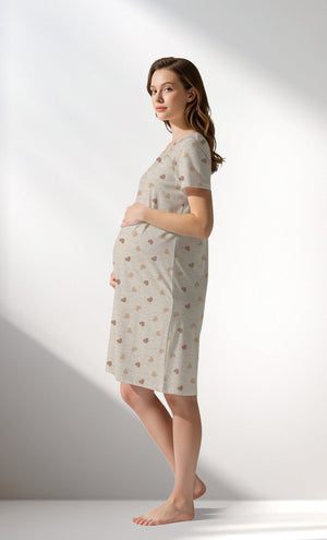 Woman Supreme SoftGleam Pregnant Tunic - VienettaROTASYON
