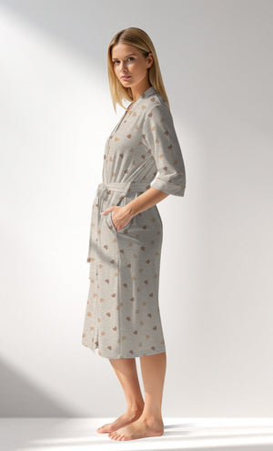 Woman Supreme SoftGleam Dressing Gown - VienettaROTASYON
