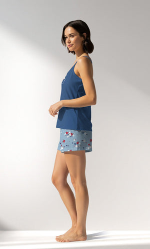 Woman Supreme Cherish Thin Strap Short Set - VienettaB - 19 - 4037