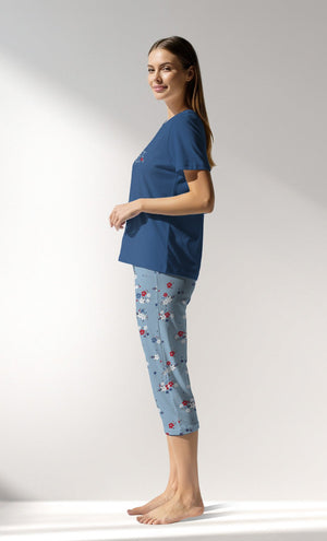 Woman Supreme Cherish Capri Set - VienettaB - 19 - 4037