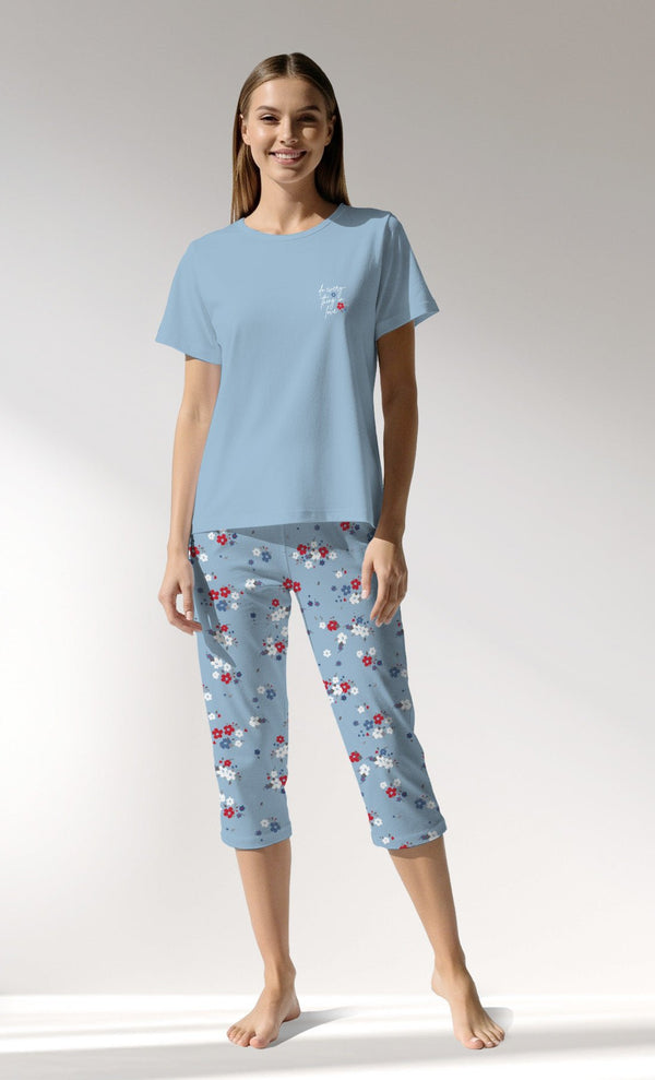 Woman Supreme Cherish Capri Set - VienettaB - 19 - 4037