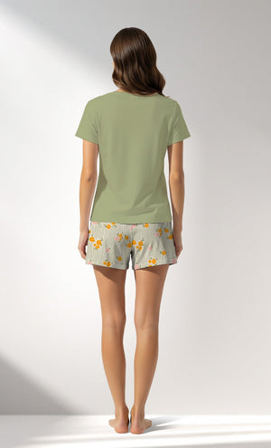 Woman Supreme GreenGarden Short Set - VienettaB - 15 - 0523