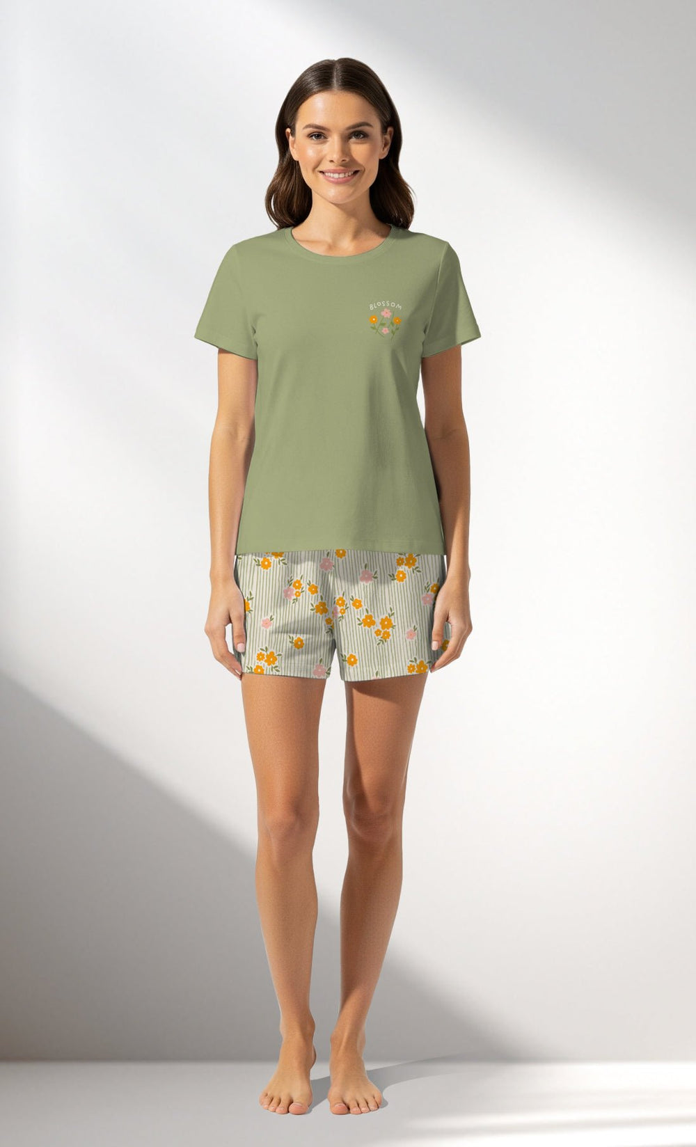 Woman Supreme GreenGarden Short Set - VienettaA - 14 - 1418