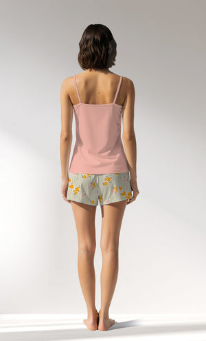 Woman Supreme GreenGarden Thin Strap Short Set - VienettaB - 15 - 0523