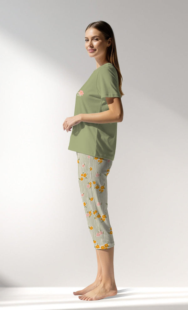 Woman Supreme GreenGarden Capri Set - VienettaB - 15 - 0523