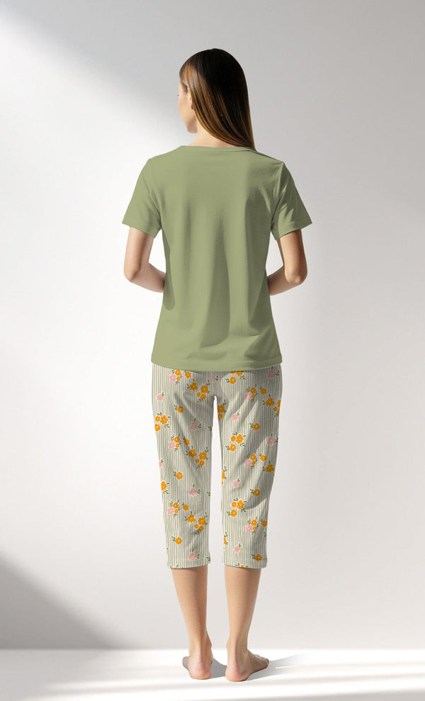 Woman Supreme GreenGarden Capri Set - VienettaB - 15 - 0523