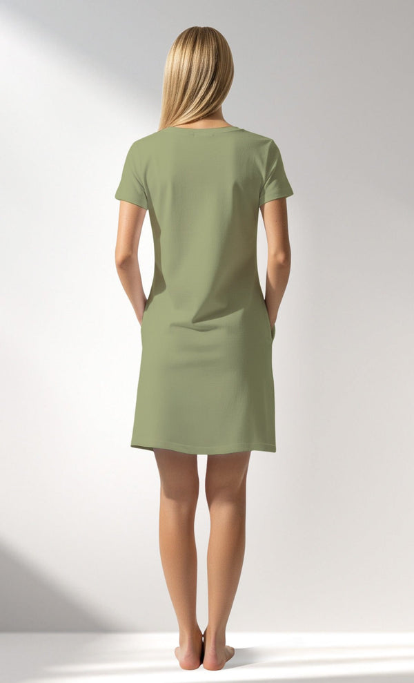 Woman Supreme GreenGarden Pocket Detail Tunic - VienettaB - 15 - 0523