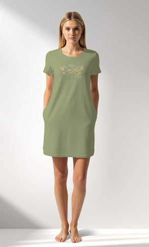 Woman Supreme GreenGarden Pocket Detail Tunic - VienettaB - 15 - 0523