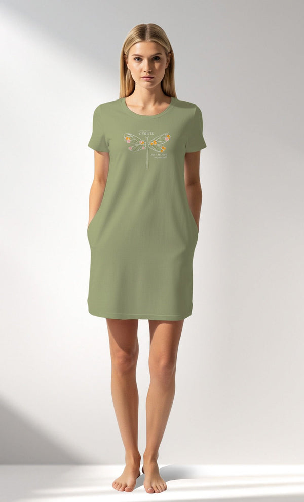 Woman Supreme GreenGarden Pocket Detail Tunic - VienettaB - 15 - 0523