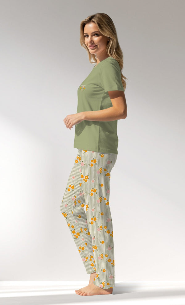 Woman Supreme GreenGarden Pyjama Set - VienettaB - 15 - 0523