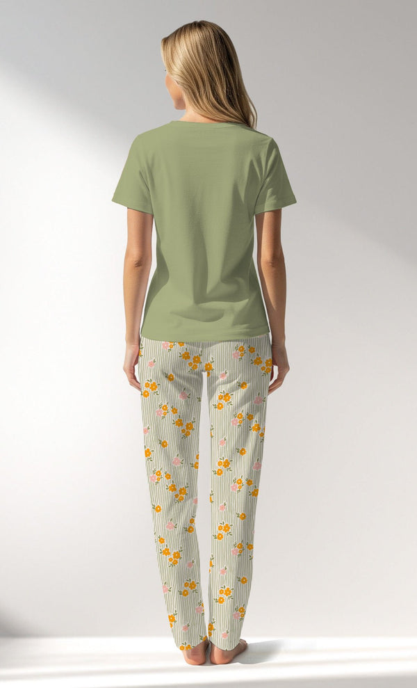 Woman Supreme GreenGarden Pyjama Set - VienettaB - 15 - 0523