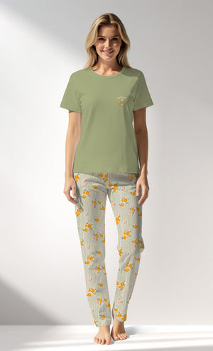 Woman Supreme GreenGarden Pyjama Set - VienettaB - 15 - 0523