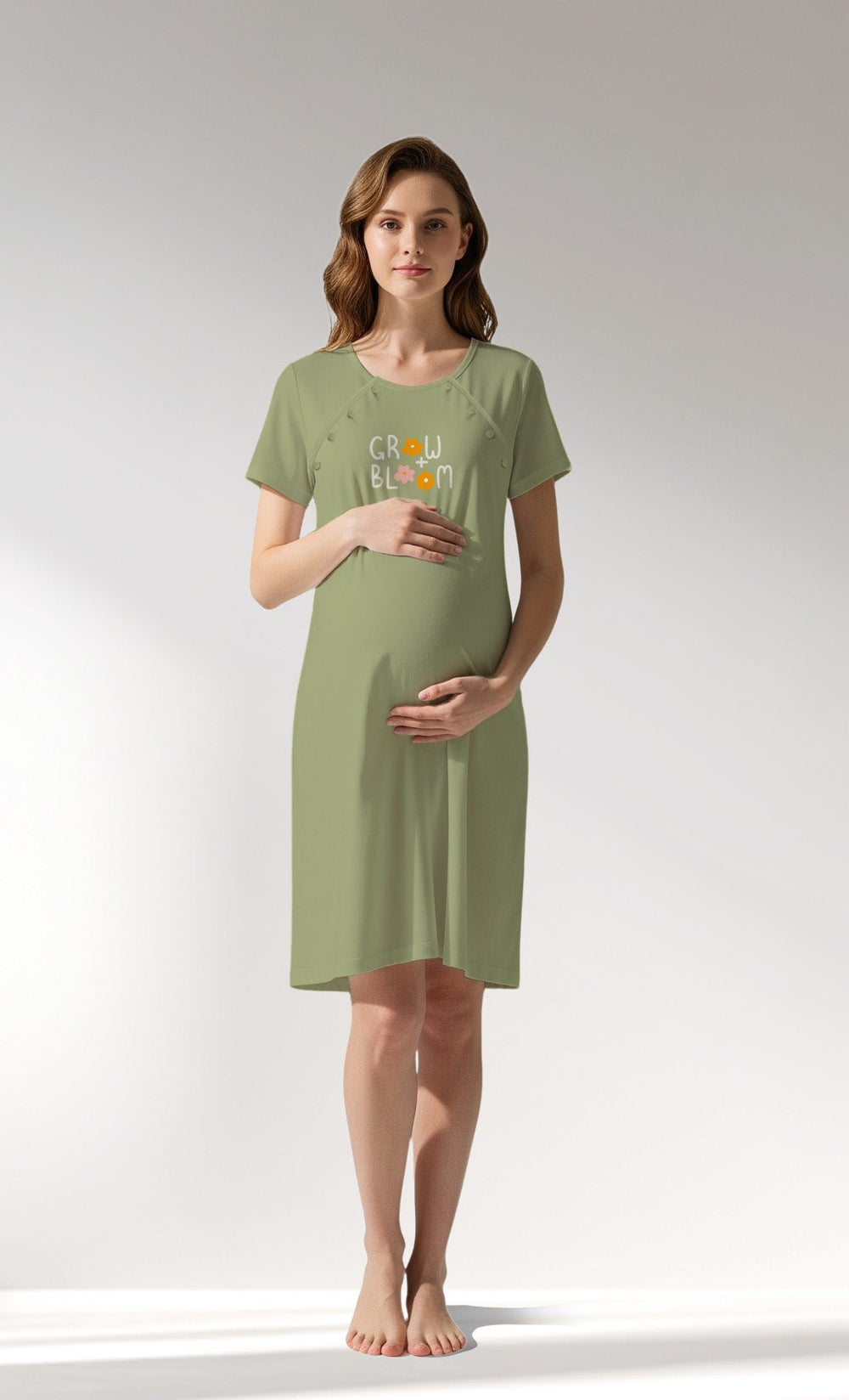 Woman Supreme GreenGarden Pregnant Tunic - VienettaA - 14 - 1418