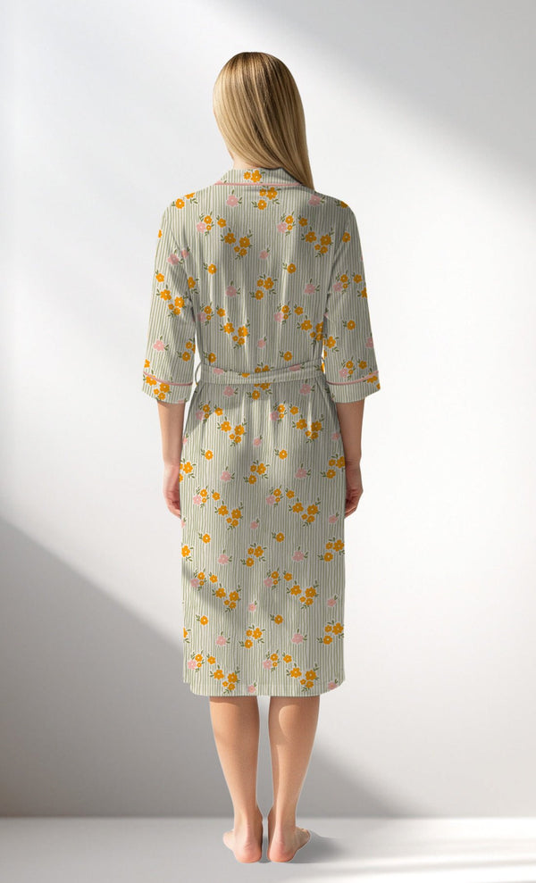 Woman Supreme GreenGarden Dressing Gown - VienettaROTASYON