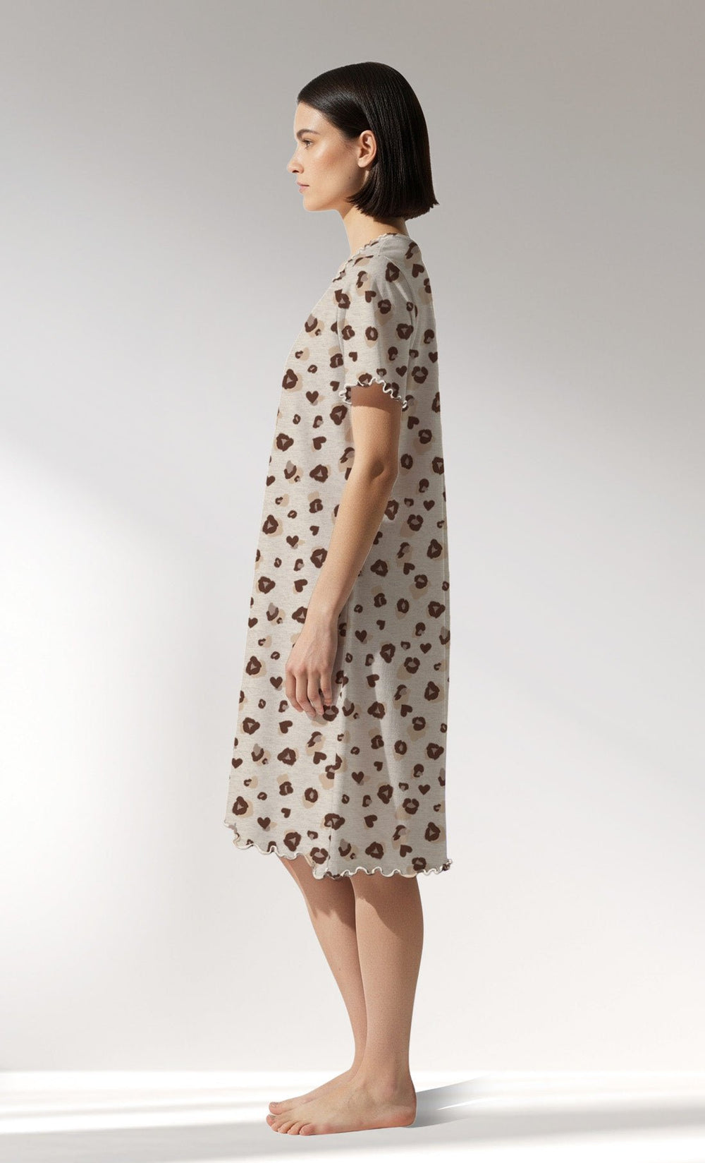 Woman Supreme MoodCat V Neck Tunic - VienettaROTASYON