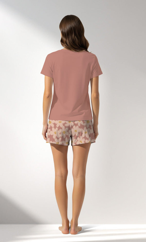 Woman Supreme RoseDown Short Set - Vienetta16 - 1522