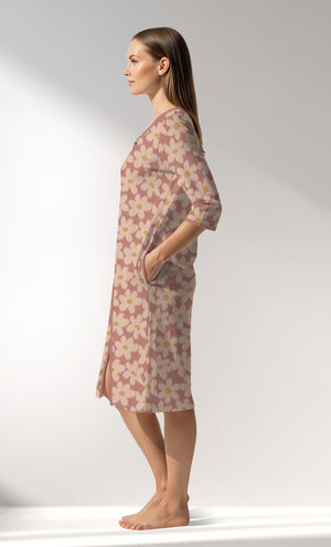 Woman Supreme RoseDown Home Dress - VienettaROTASYON