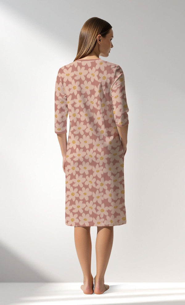 Woman Supreme RoseDown Home Dress - VienettaROTASYON