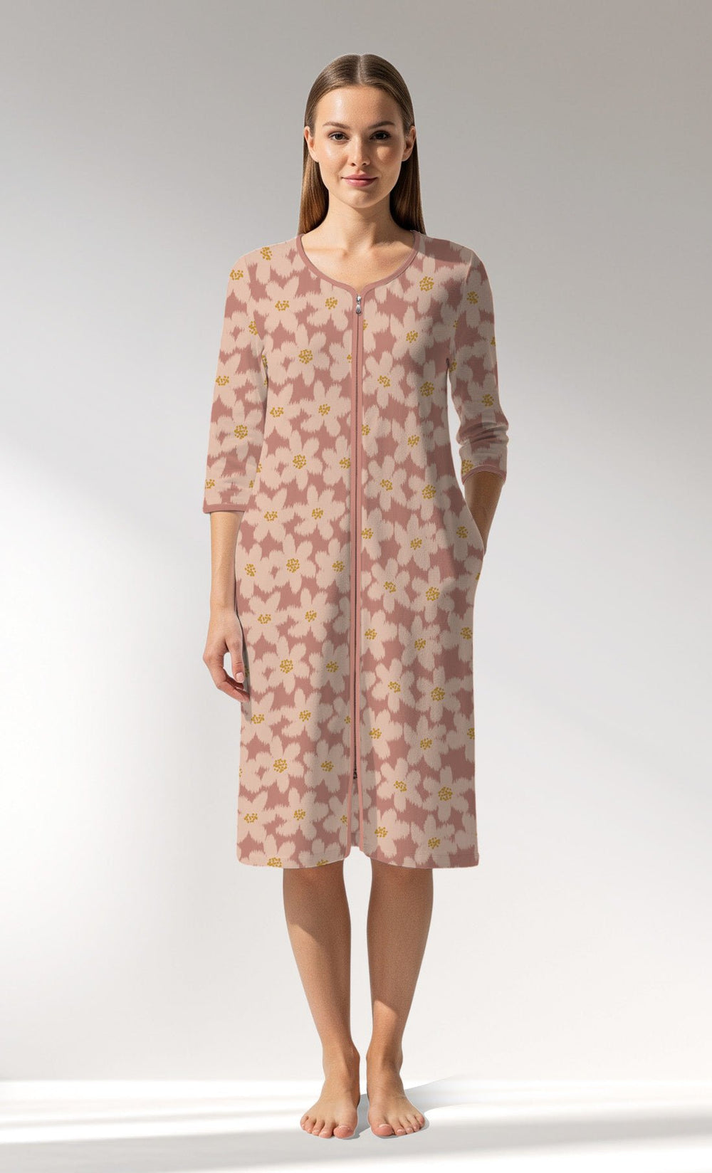 Woman Supreme RoseDown Home Dress - VienettaROTASYON