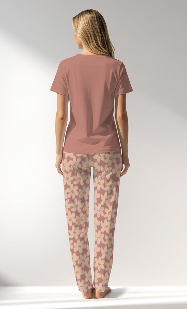 Woman Supreme RoseDown Pyjama Set - Vienetta16 - 1522