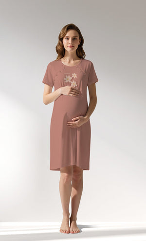 Woman Supreme RoseDown Pregnant Tunic - Vienetta16 - 1522