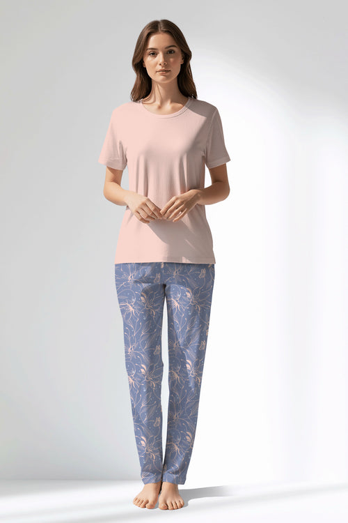 Woman Polyviscon Aurella Pyjama Set - VienettaPEMBE