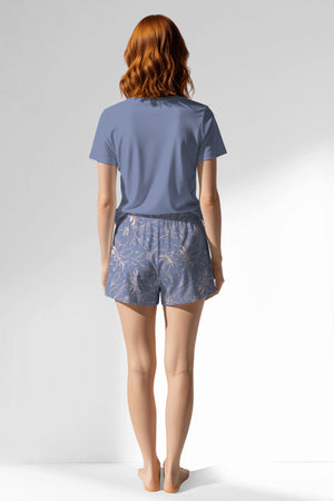 Woman Polyviscon Aurella Short Set - VienettaB - MOR