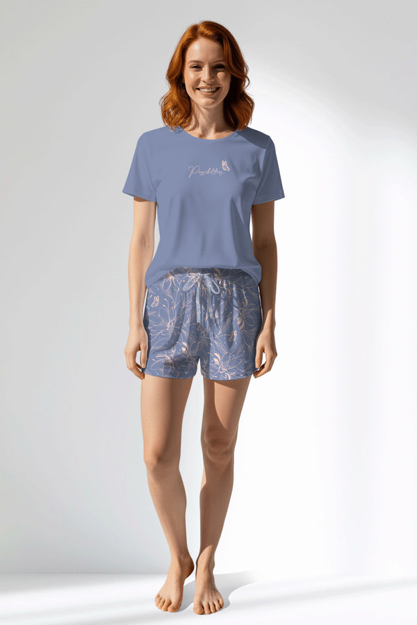 Woman Polyviscon Aurella Short Set - VienettaB - MOR