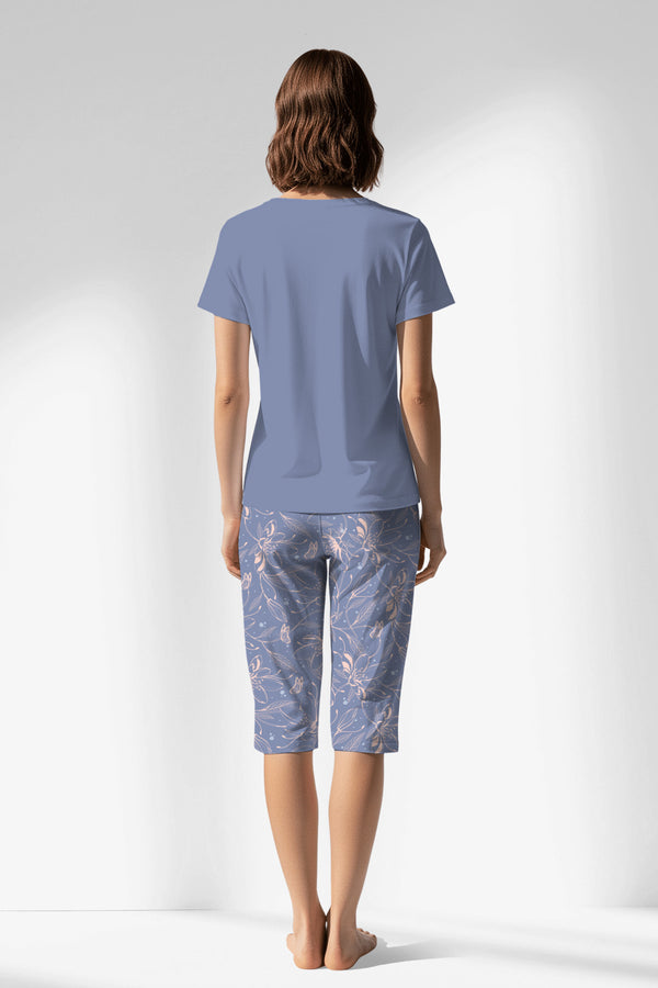 Woman Polyviscon Aurella Capri Set - VienettaB - MOR