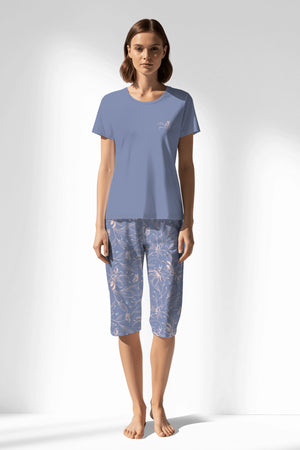 Woman Polyviscon Aurella Capri Set - VienettaB - MOR