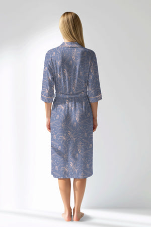 Woman Polyviscon Aurella Dressing Gown - VienettaROTASYON
