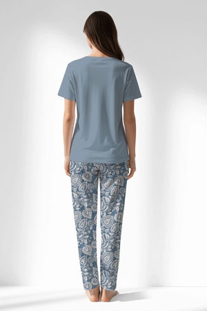 Woman Polyviscon Edelia Pyjama Set - VienettaB - PEMBE