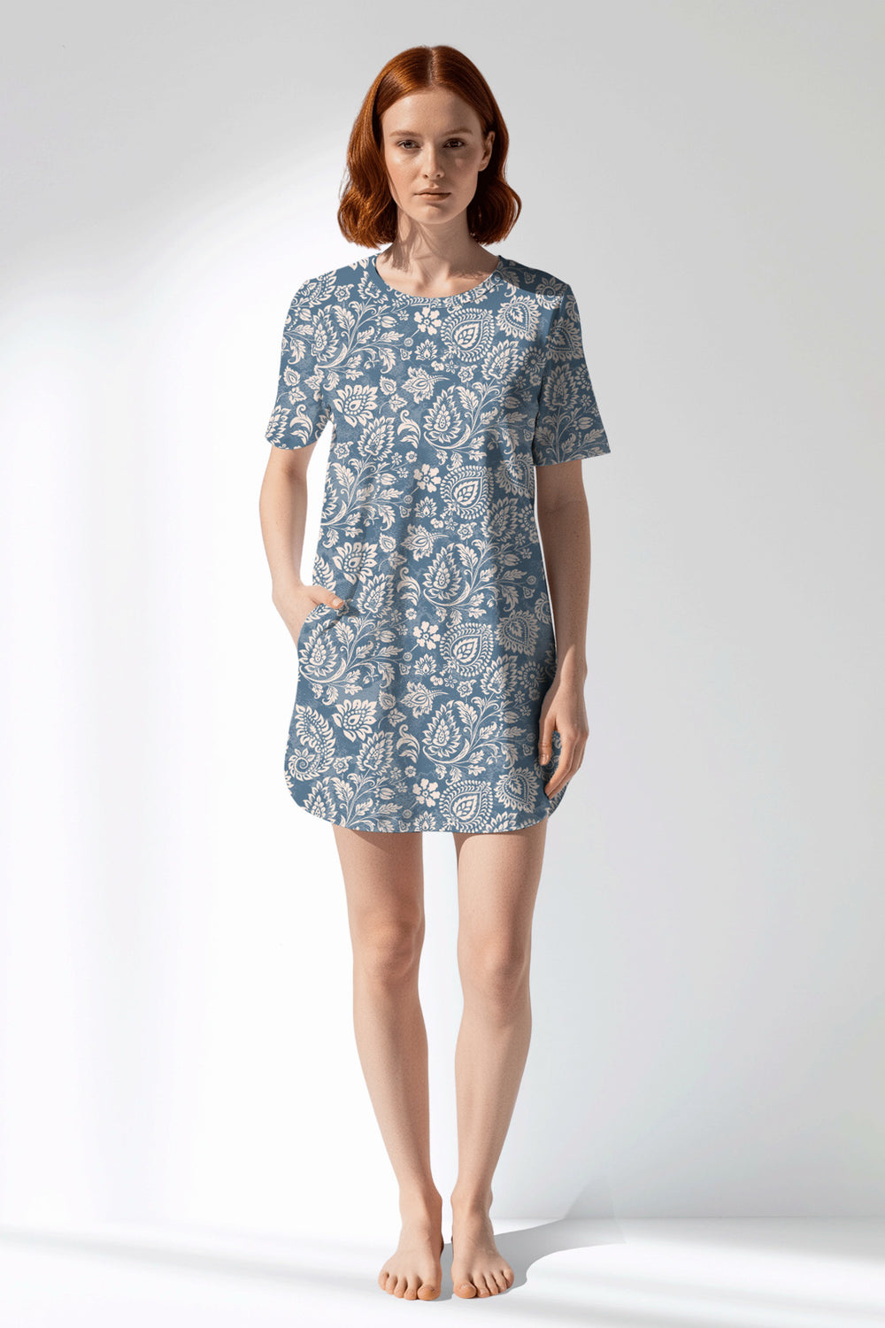 Woman Polyviscon Edelia Pocket Detail Tunic - VienettaROTASYON