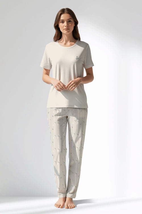 Woman Polyviscon Lina Pyjama Set - VienettaA - 11 - 0606
