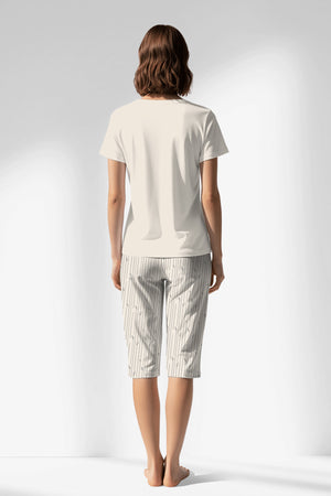 Woman Polyviscon Lina Capri Set - VienettaA - 11 - 0606