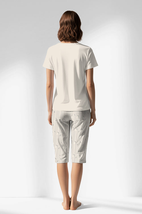 Woman Polyviscon Lina Capri Set - VienettaA - 11 - 0606