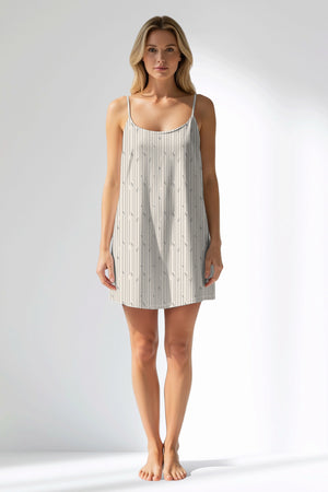 Woman Polyviscon Lina Thin Strap Tunic - VienettaROTASYON