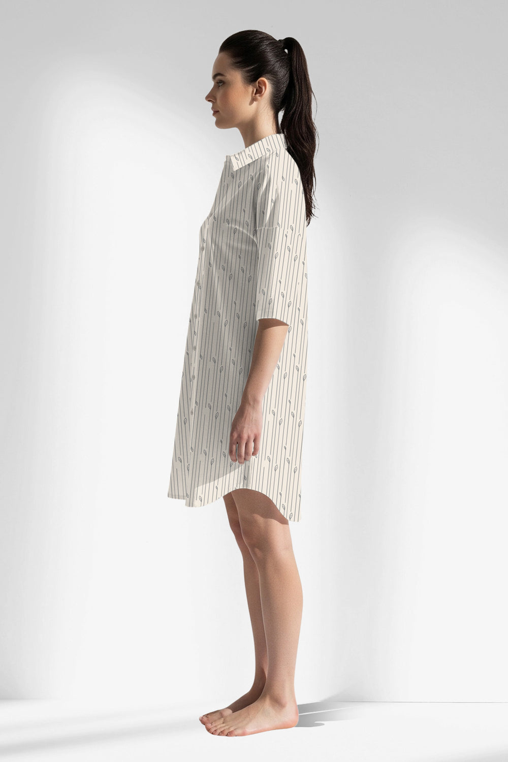 Woman Polyviscon Lina Shirt Tunic - VienettaROTASYON