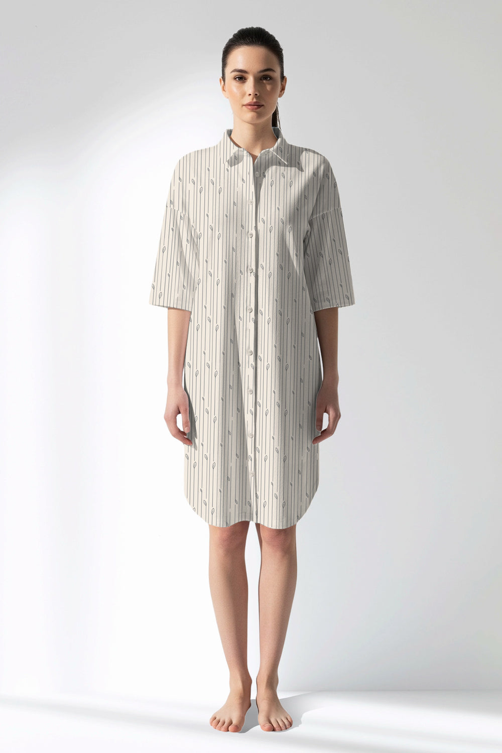 Woman Polyviscon Lina Shirt Tunic - VienettaROTASYON