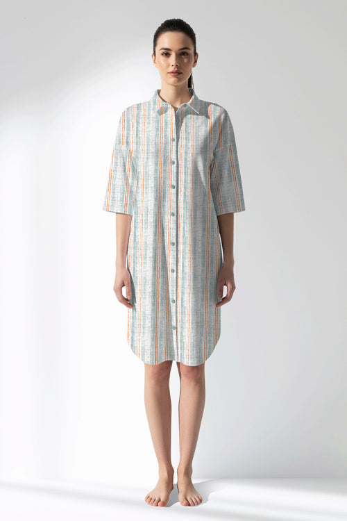 Woman Polyviscon Liner Shirt Tunic - VienettaROTASYON