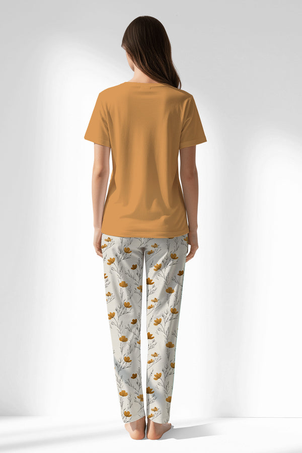 Woman Polyviscon Linora Pyjama Set - VienettaGOLDEN NUGGET