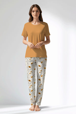 Woman Polyviscon Linora Pyjama Set - VienettaGOLDEN NUGGET