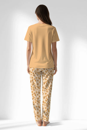 Woman Polyviscon Mellow Pyjama Set - VienettaSUNBURST