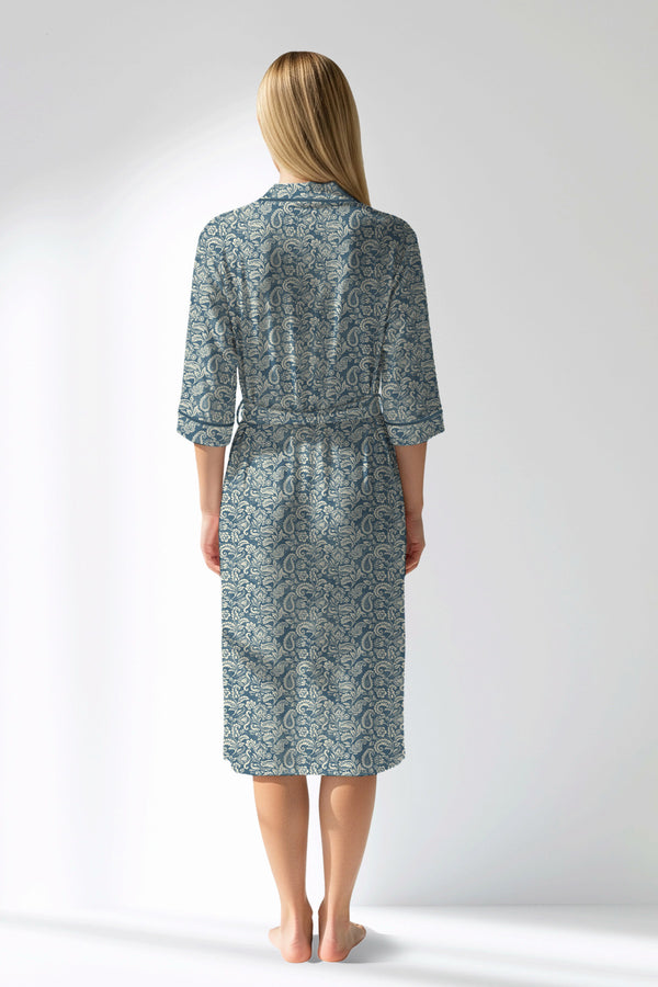Woman Polyviscon Noble Dressing Gown - VienettaROTASYON