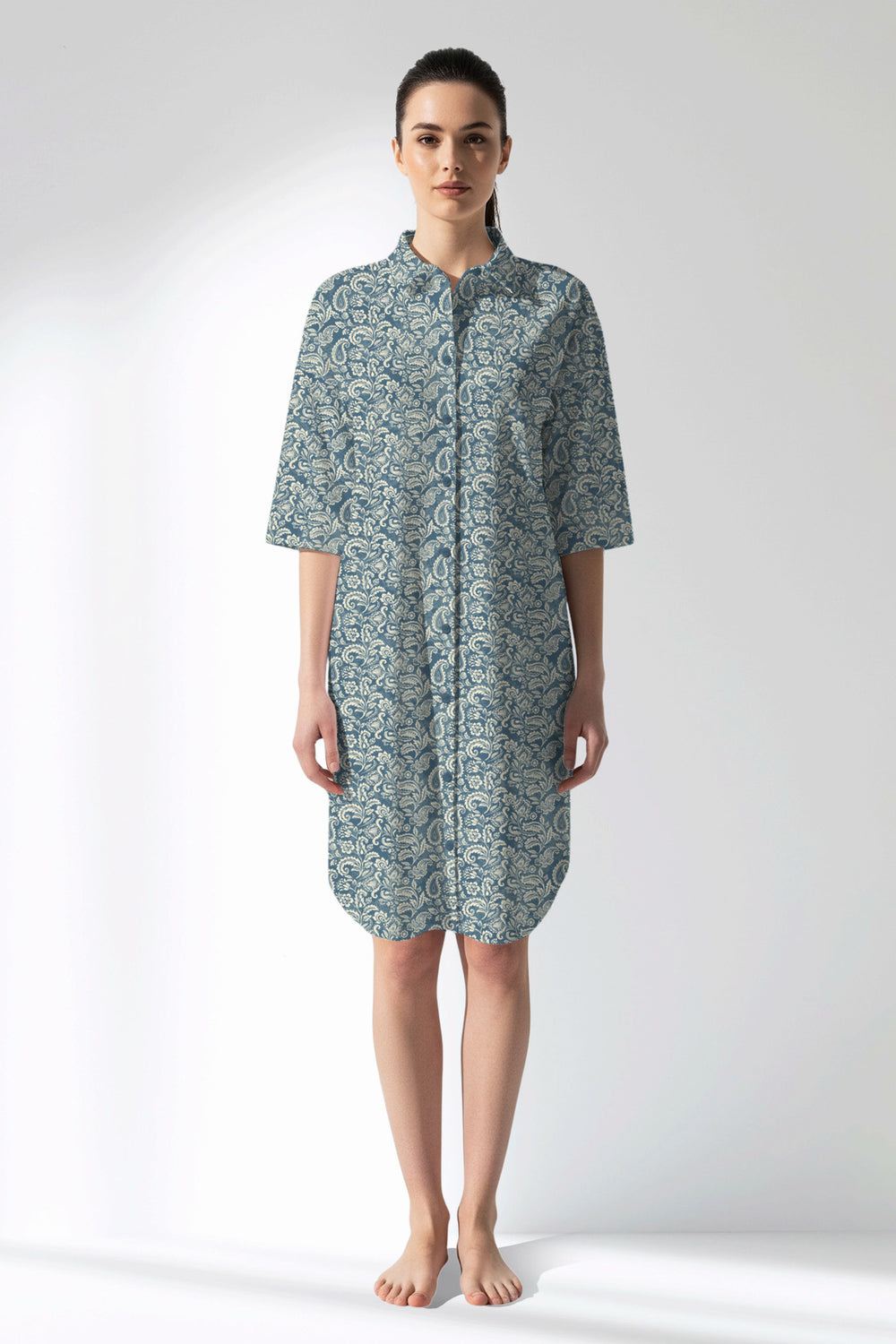 Woman Polyviscon Noble Shirt Tunic - VienettaROTASYON