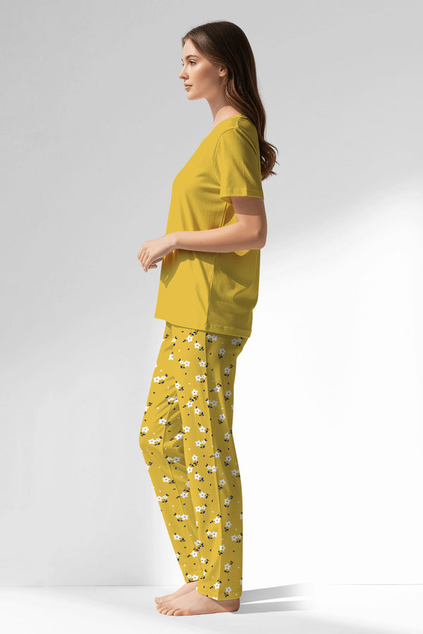Woman Polyviscon Solaria Pyjama Set - VienettaSUPER LEMON