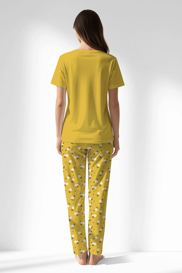 Woman Polyviscon Solaria Pyjama Set - VienettaSUPER LEMON